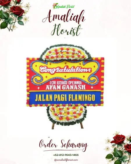 Sewa Papan Bunga Gedung Pewayangan Kautaman